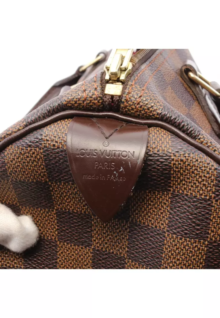 Louis Vuitton pre-owned brown Damier Ebene Speedy 30