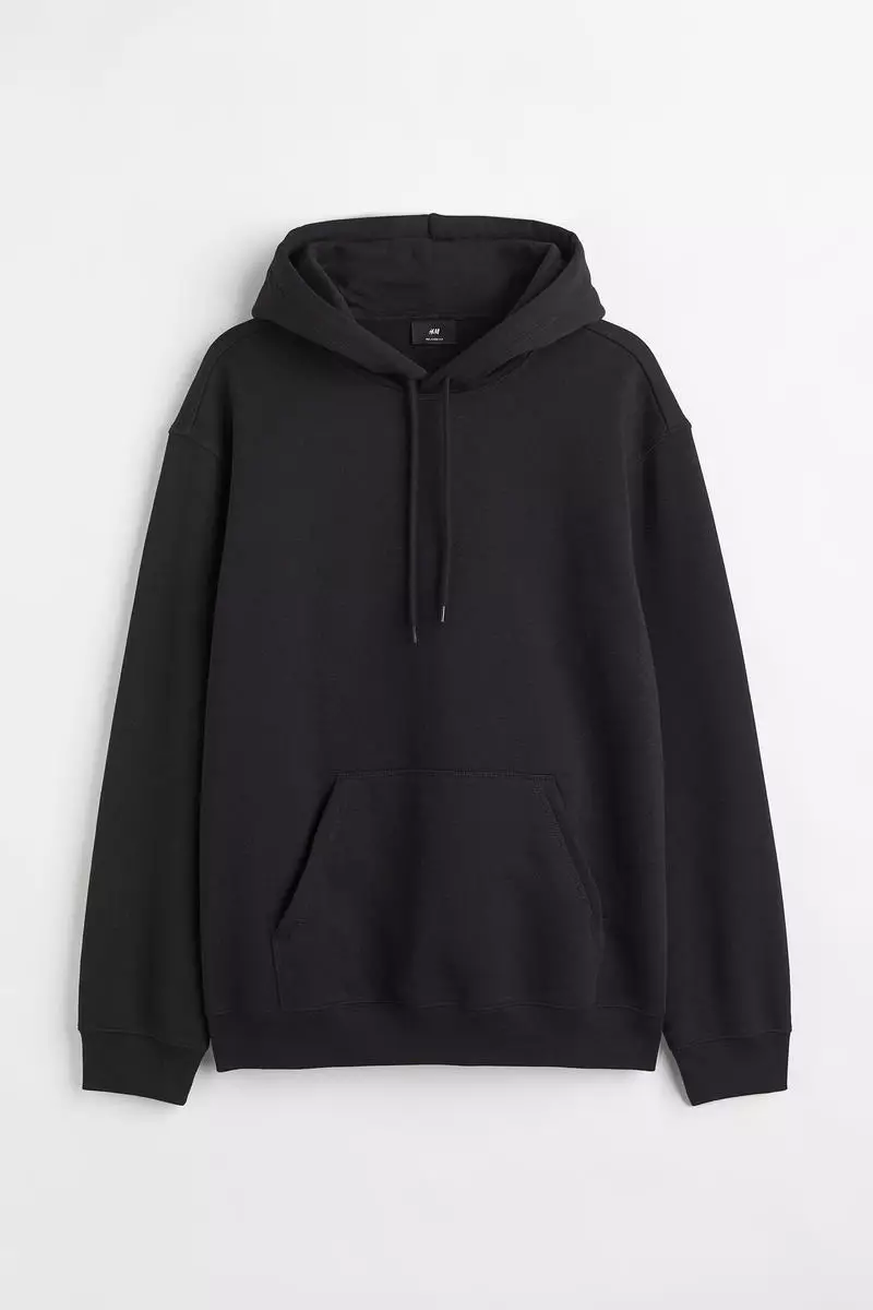 Hoodie h&m black sale