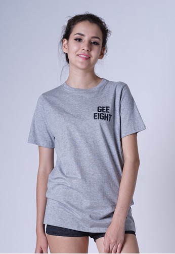 Gee Eight Velour Grey Tees (T065 FH)