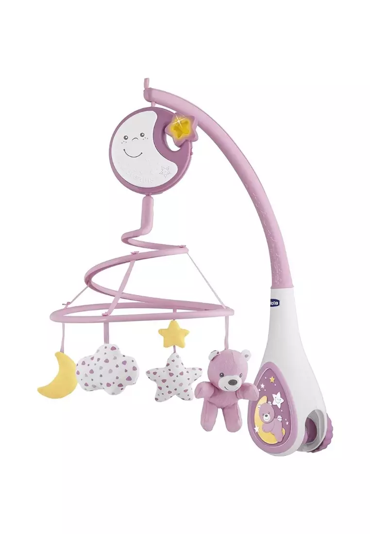 Next 2 Dreams 3-in-1 Cot Mobile- Pink