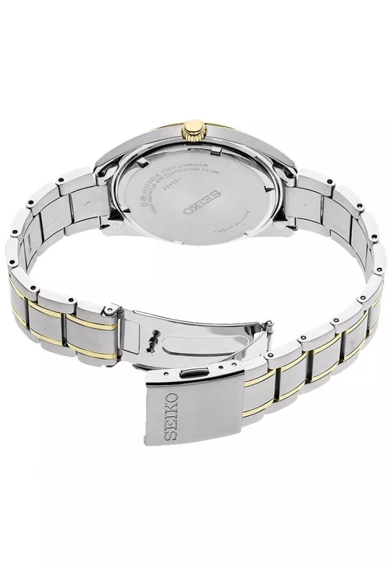 Jam Tangan Pria Seiko Classic Original Garansi Resmi SUR312 SUR312P1 Strap Stainless Steel Silver Gold