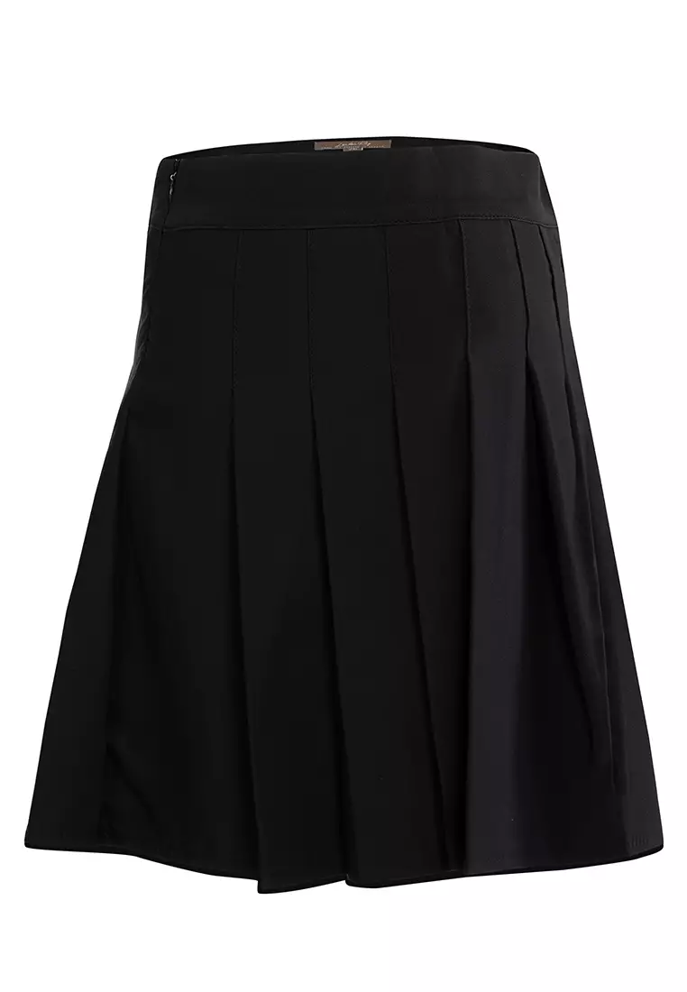 Buy London Rag Black Knife Pleated Mini Skirt Online | ZALORA Malaysia