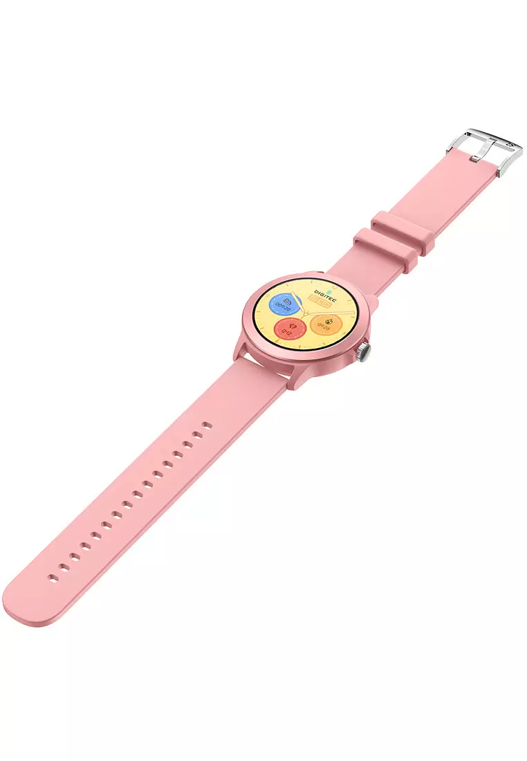 Jam Tangan Digitec Smartwatch - Pink - Resin Strap - DG-SW-NOVA-PK