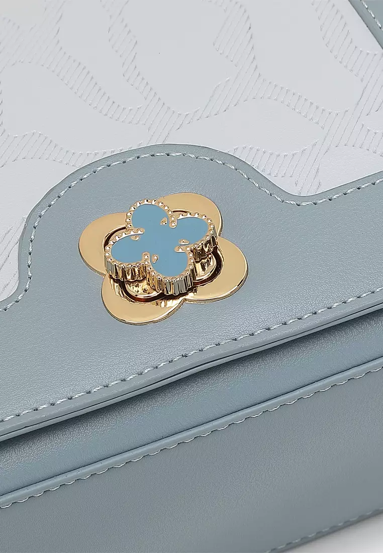 Women's Top Handle Bag / Sling Bag / Crossbody Bag - Blue