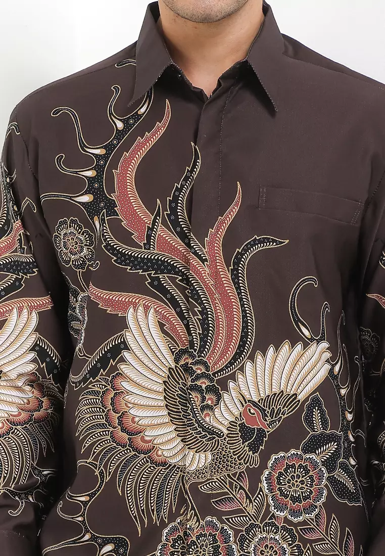 Kemeja Regular Fit Batik Manuk
