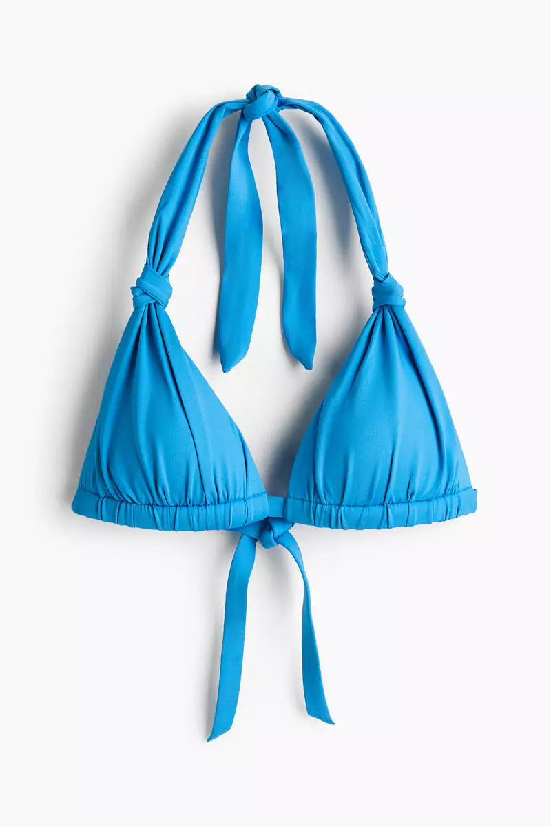 Push-up triangle bikini top