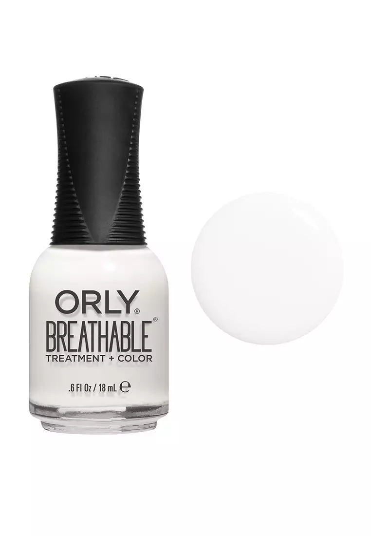 Breathable Nail Lacquer Color White Tips 18ml
