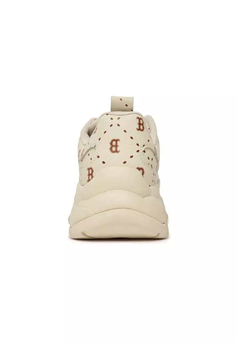 MLB BIGBALL 波士頓紅襪隊 MONOGRAM CHUNKY SAFFIANO 鞋