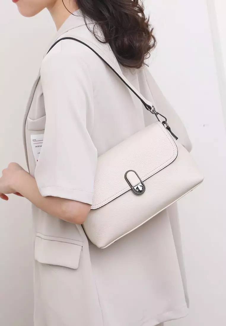 VANSA Fashion Top Layer Cowhide Shoulder Crossbody Bag VBW-Cb-063