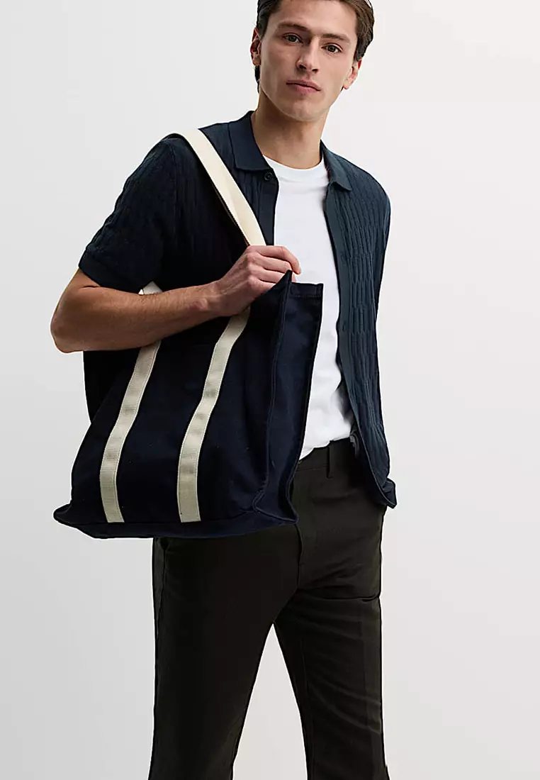 Cotton Rich Textured Knitted Polo Shirt