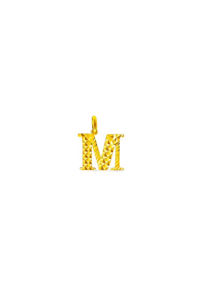 Buy MJ Jewellery MJ Jewellery 916 22K Gold Alphabet Pendant B75