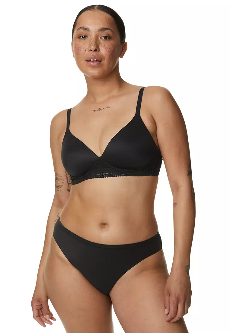 Buy MARKS & SPENCER M&S Lace Padded Bandeau Strapless Bra A-E 2024 Online