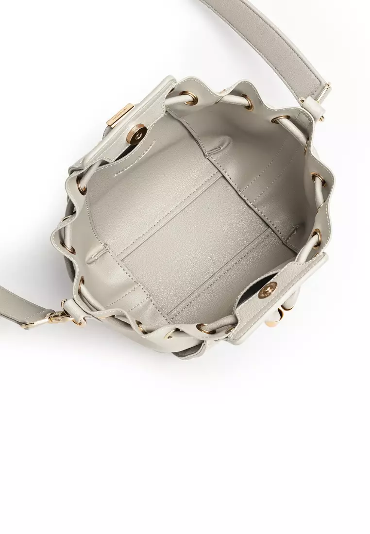 Esbucket Mini Bucket Bag - Beige