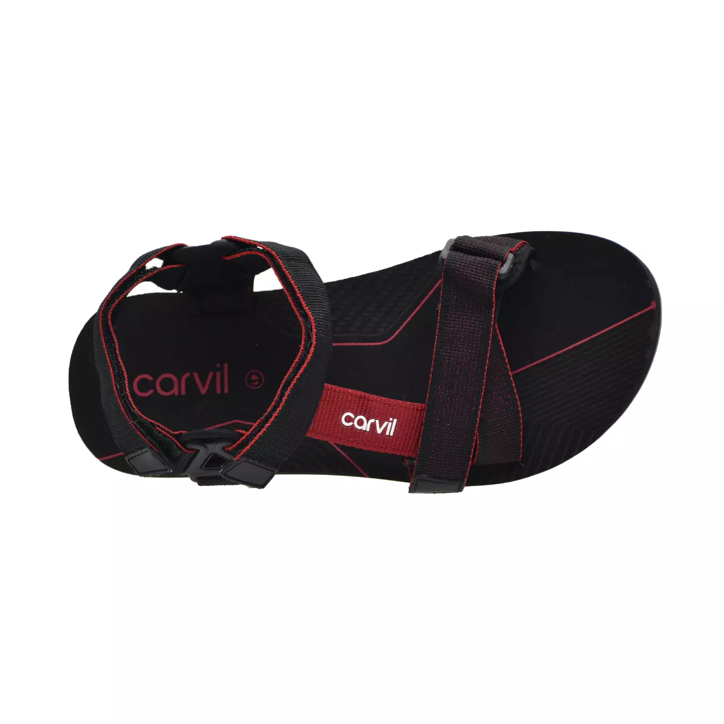 Carvil Sandal Gunung Pria Dempo-GM Black/Red