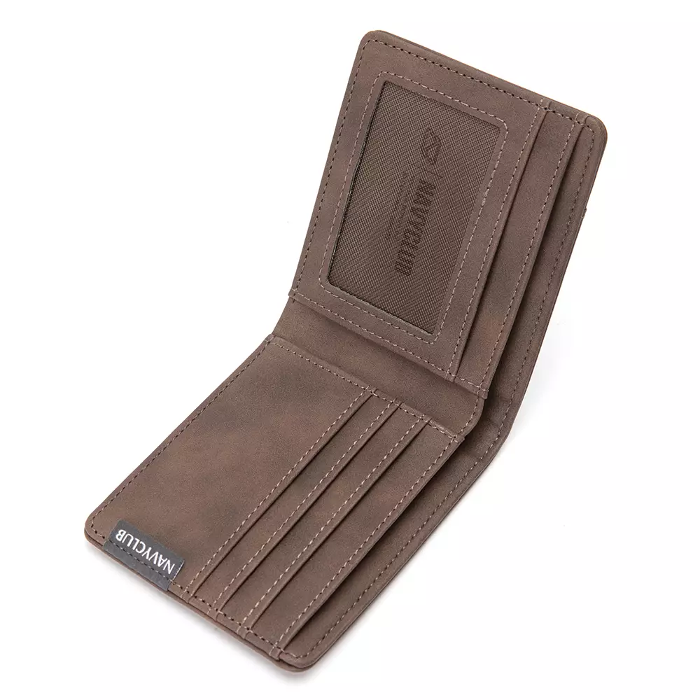 Navy Club Leroy Dompet Pria Kasual PU- Dompet Lipat Free Box Exclusive