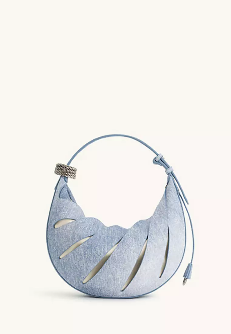 Jana Hollow Out Shoulder Bag - Blue