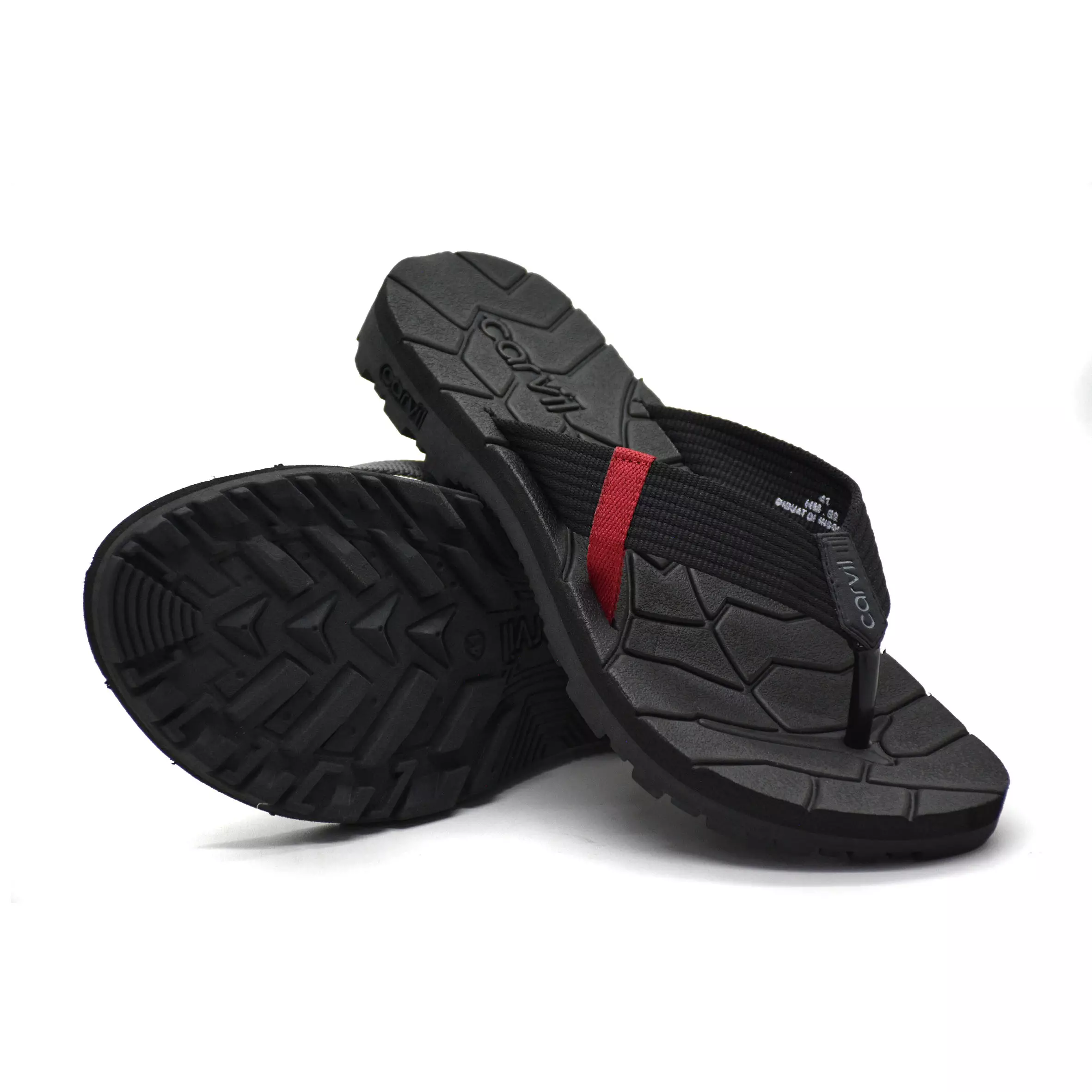 Carvil Sandal Pria Brisbane-Me Black