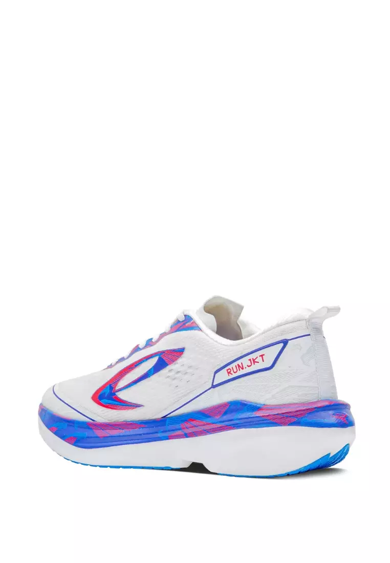 910 Nineten Aurorun Stride SE JAKARTA Sepatu Lari - PUTIH/BIRU TUA/MERAH