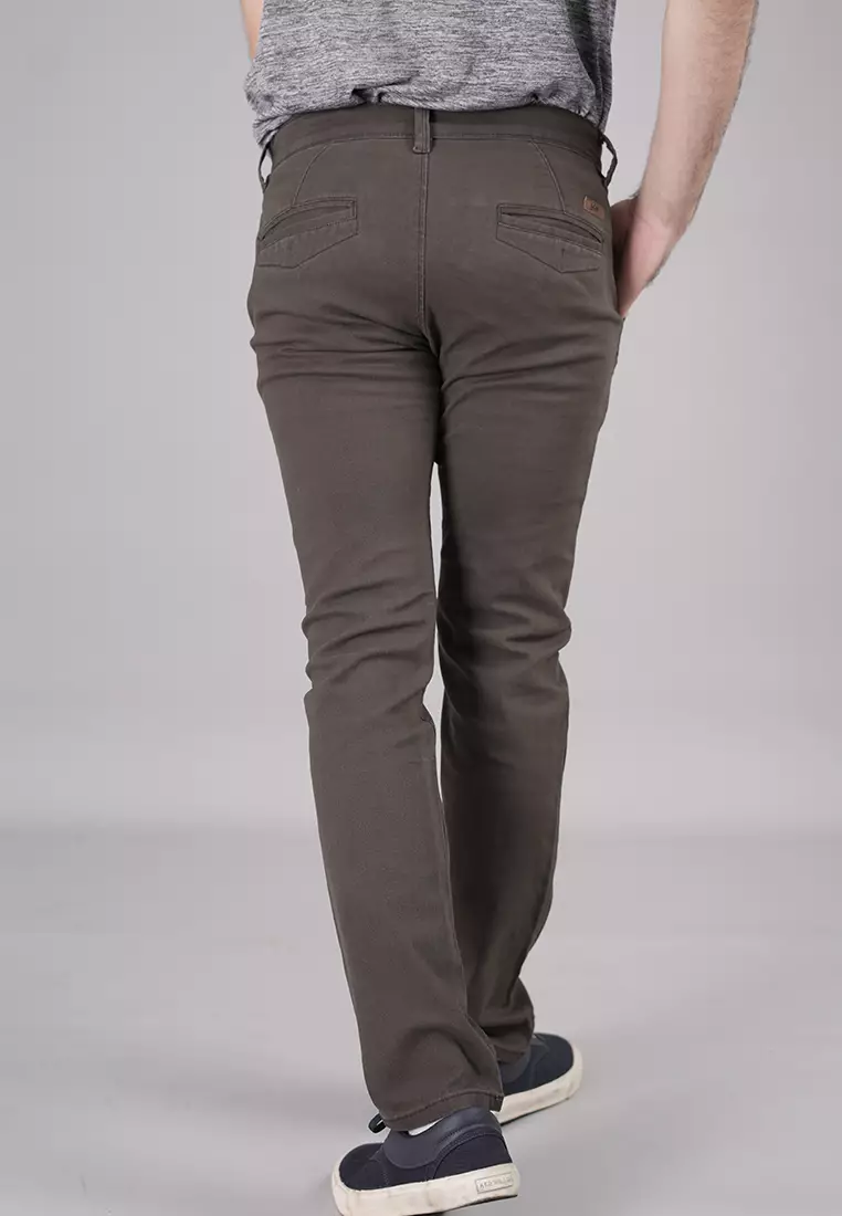 LGS - Celana Panjang Chinos - Double Pocket Coklat CCT.567.S040.002.C