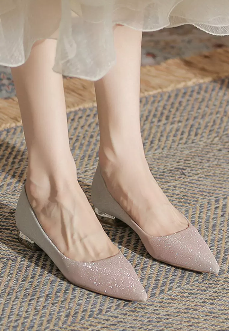 Wedding shoes hotsell 2 inch heel