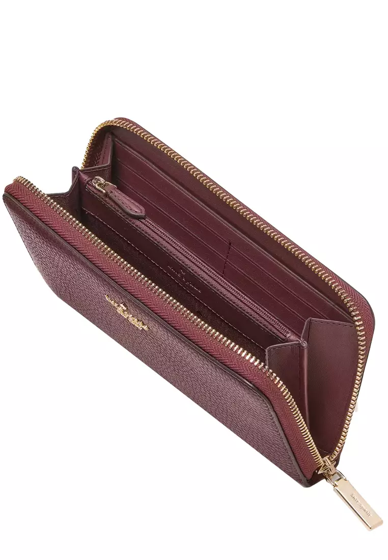 Lena Large Continental Wallet in Cherrywood KH786