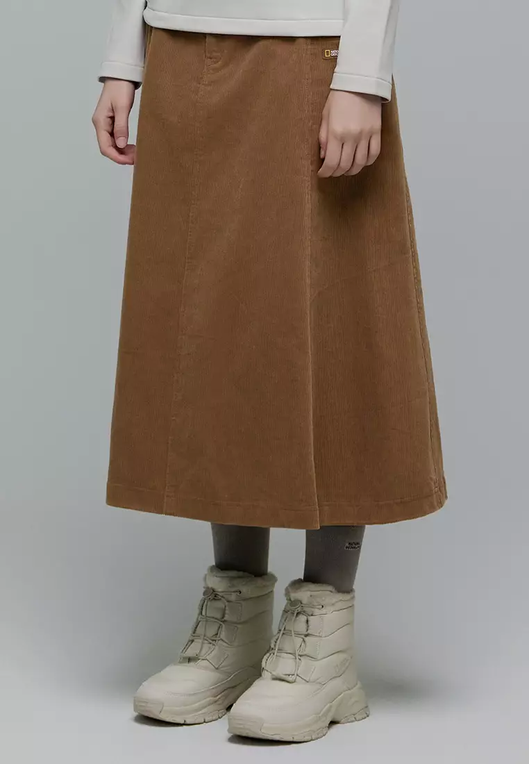 女裝燈芯絨半截裙