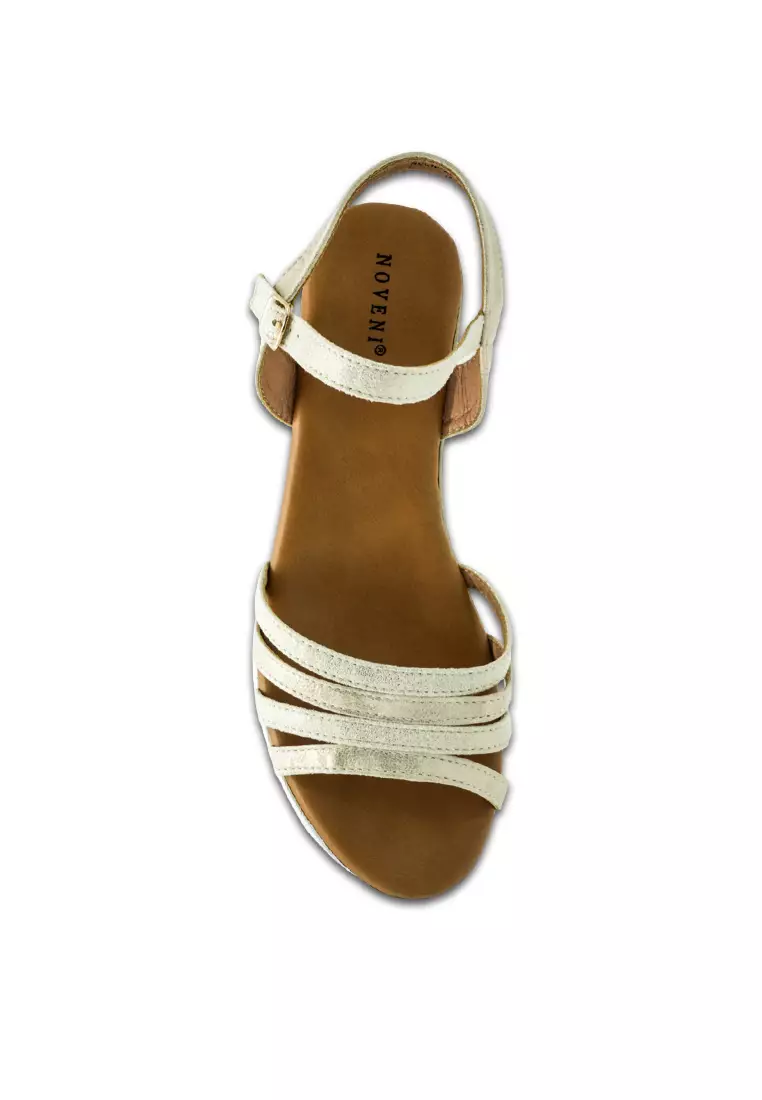 Sling Back Solid Tone Casual Heels