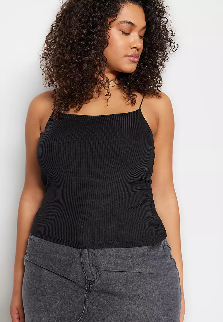 Plus Size Crop Tank Top
