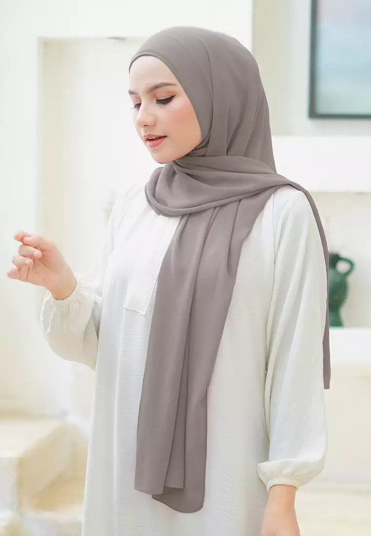 HIJAB INSTAN LATIFA - MEDIUM GREY