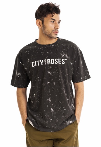 RYZ black RYZ Limited Edition CITY OF ROSES Portland Black Short Sleeve T-Shirt. C6945AACBB7A23GS_1