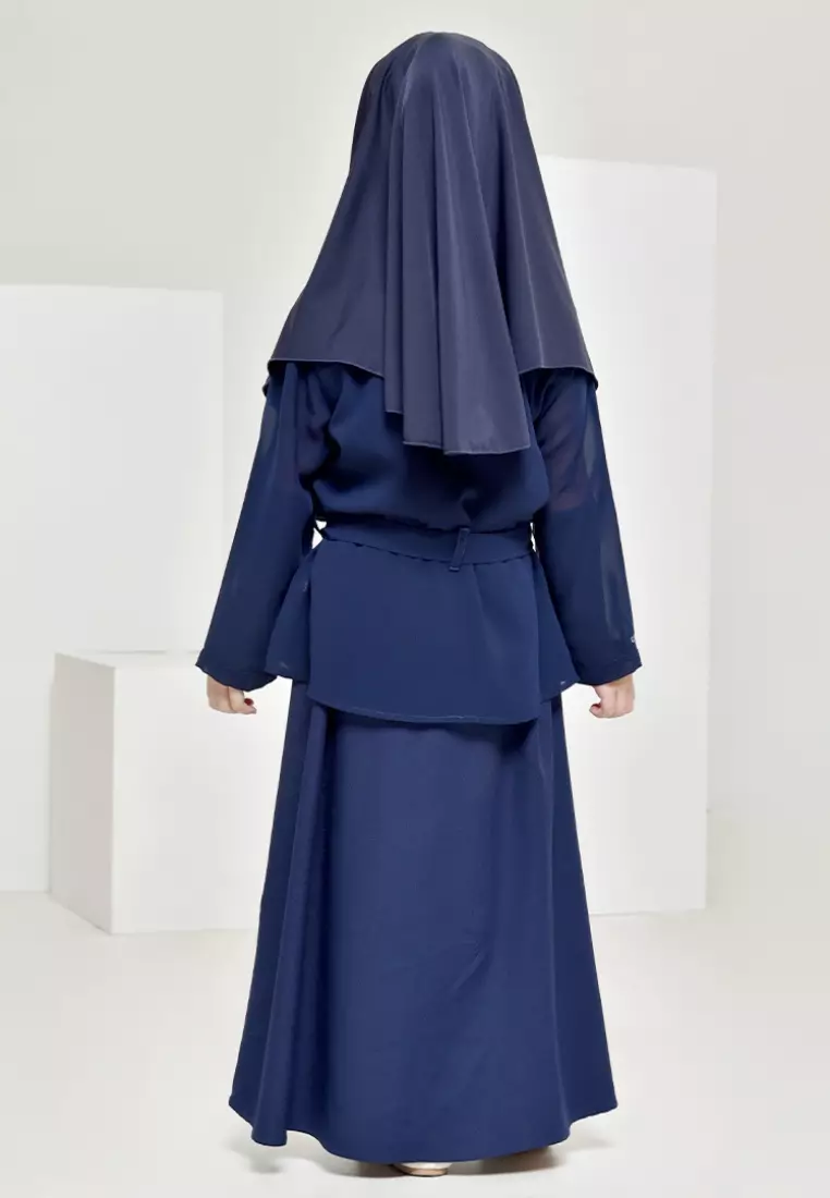 Rabbani - Gamis Drescute Anak Bani Batuta Moera RMO Z1M Navy