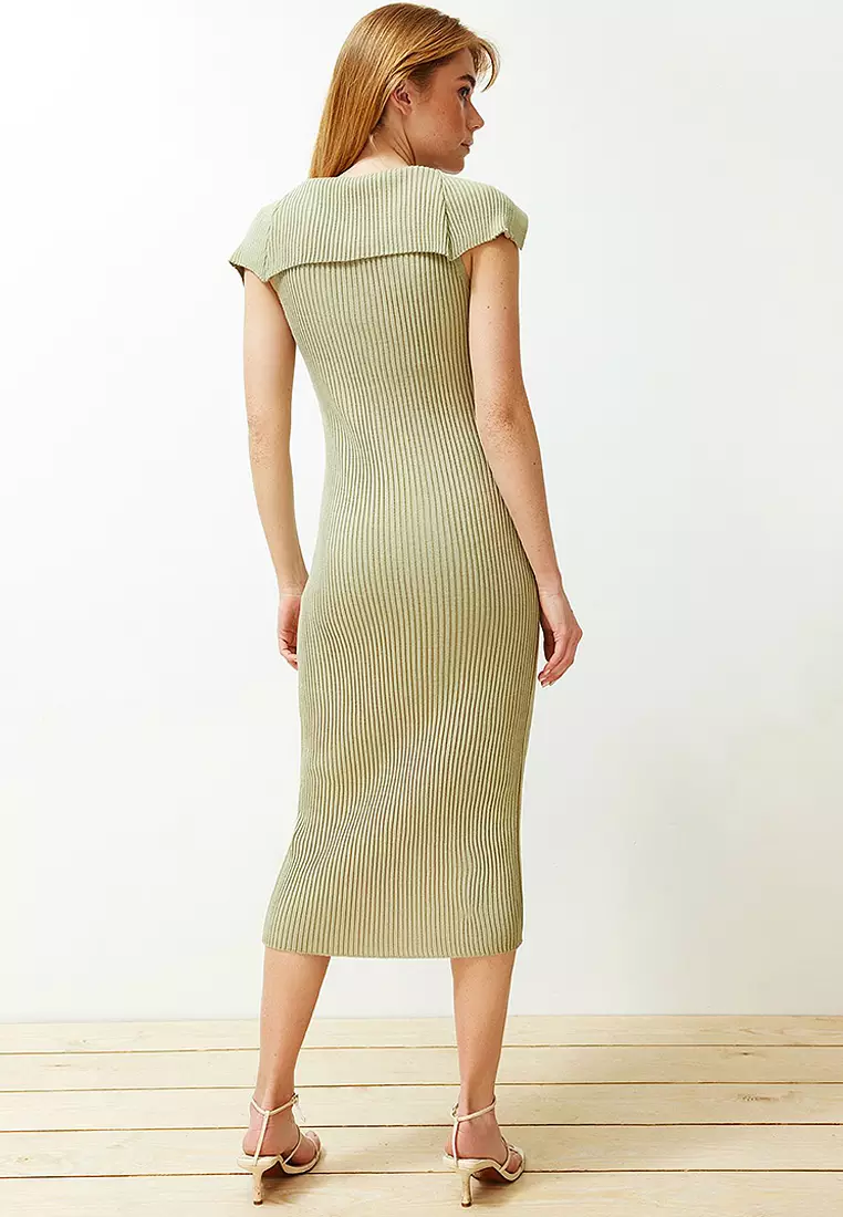 Oversized Collar Dress