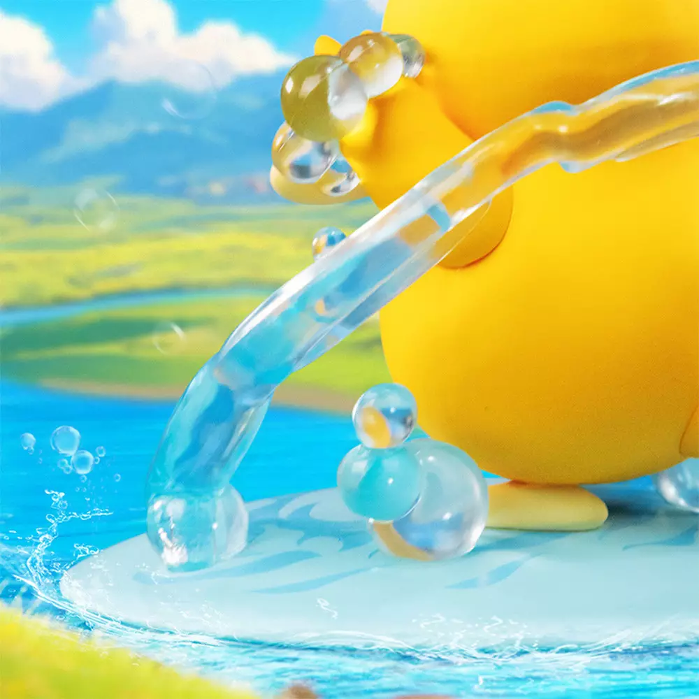 Funism Twinkmont Minifigure Psyduck - Kuning