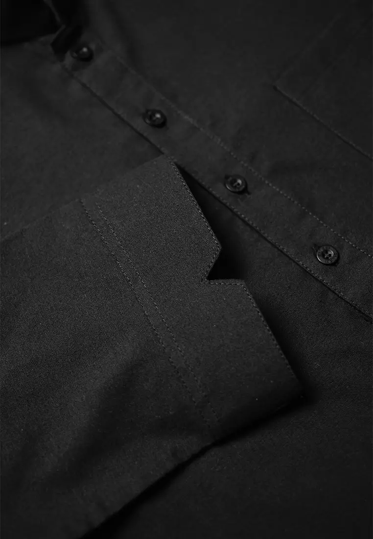 Ryusei Kurta Shirt Nakayama Black