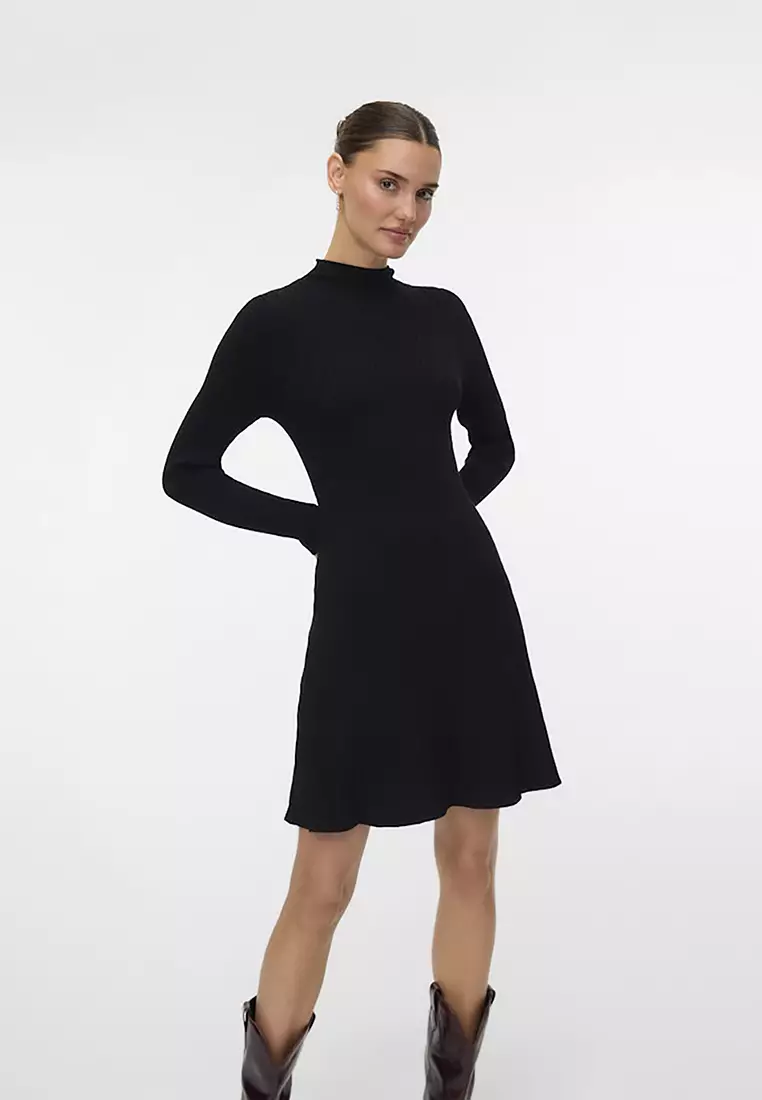 Buy Vero Moda Long Sleeve Skater Dress 2026 Online | ZALORA