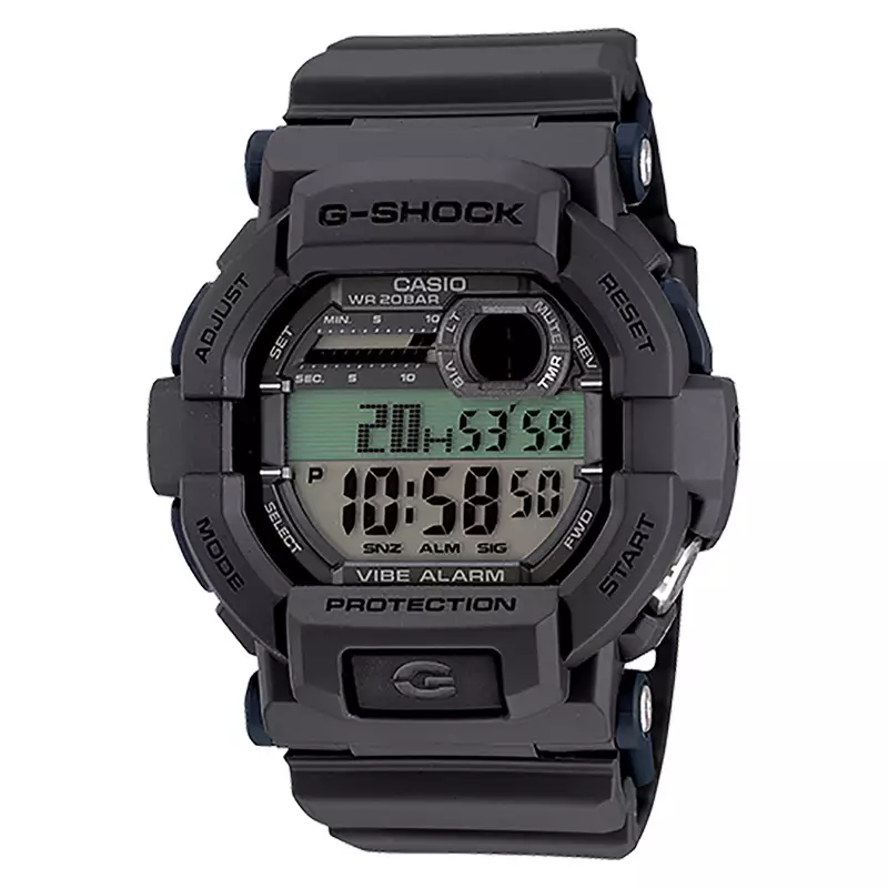 Jam Tangan Pria Casio G-Shock GD-350-8DR Digital Dial Dark Grey Resin Band