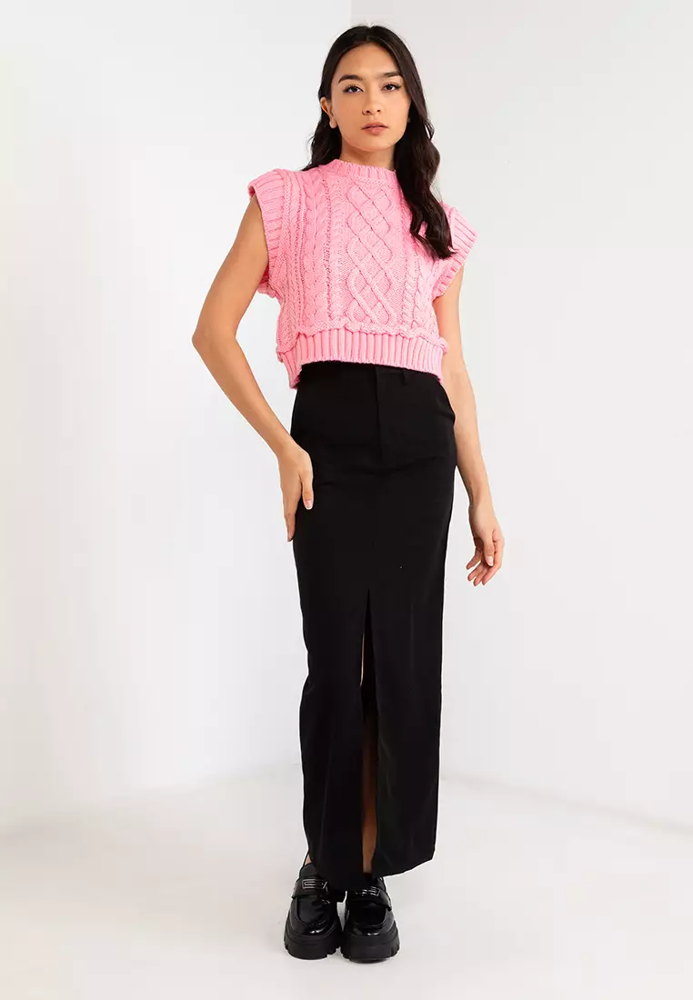 Slit Long Skirt