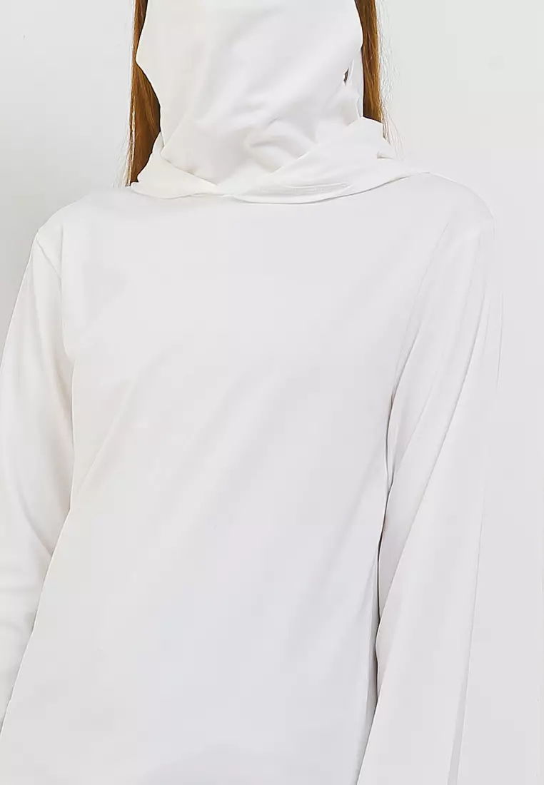 Long Sleeve Hoodie Turtleneck