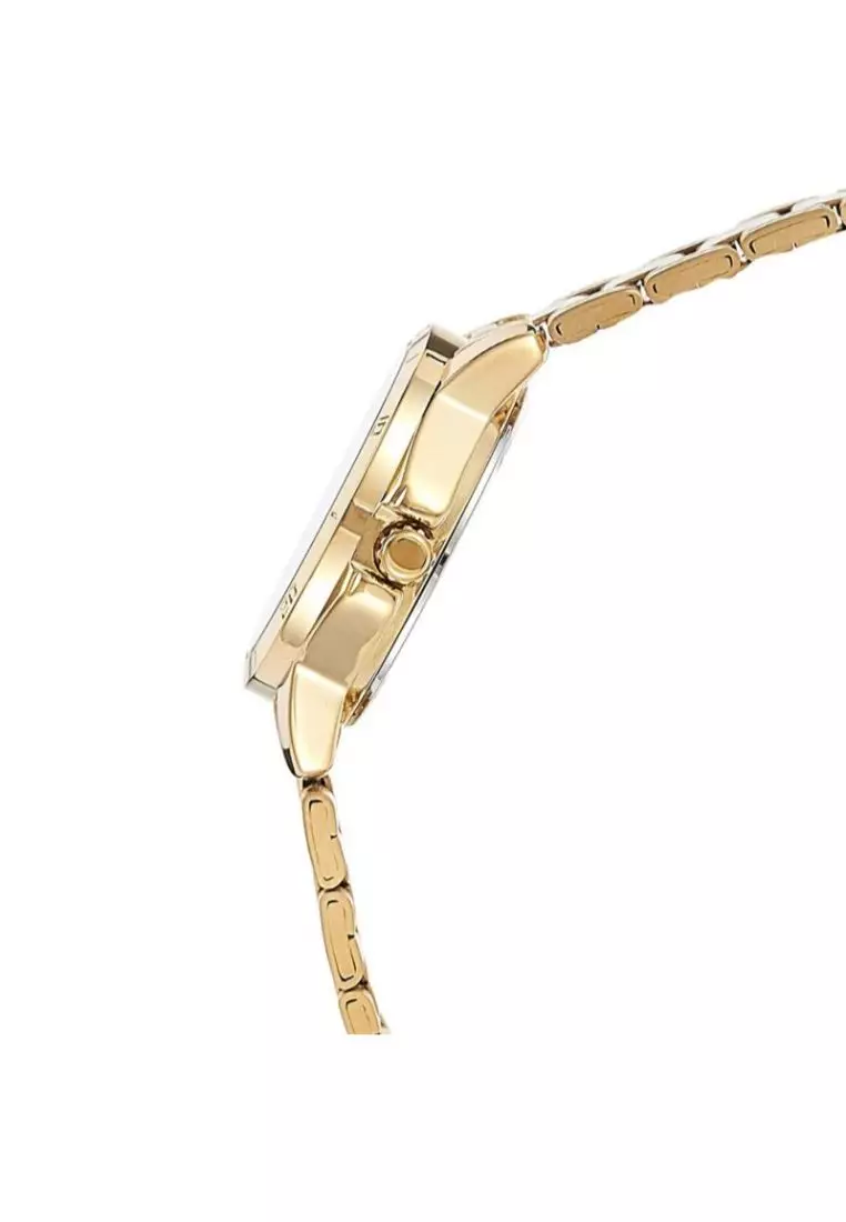 Women's Analog Watch LTP-V004G-7B2 Gold Stainless Steel Band Watch for Ladies