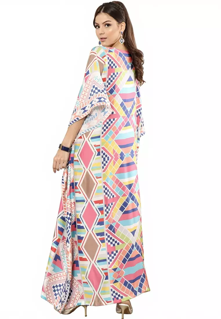 Kanzi Exclusive Short Sleeve Classic Kaftan
