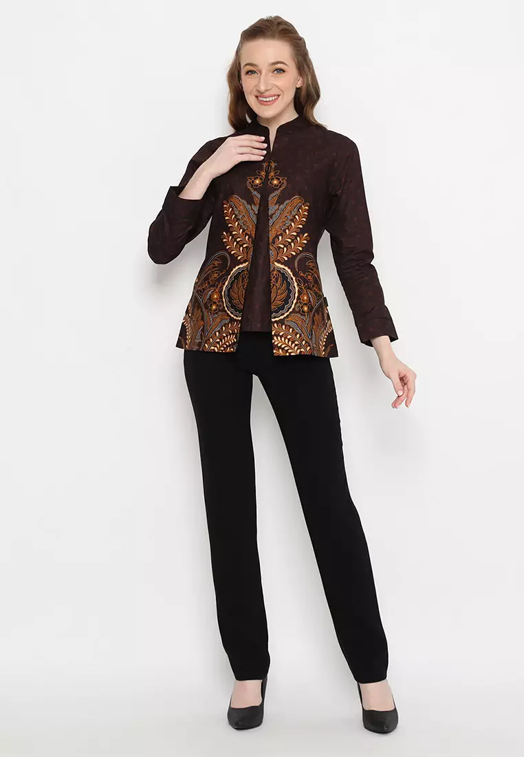 Hadinata Batik Wanita Blouse Farah Fajri