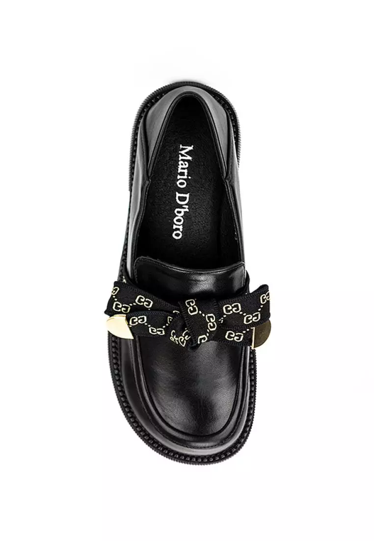 Women's Korean Flats Shoes LW 23346 Black C21 C33