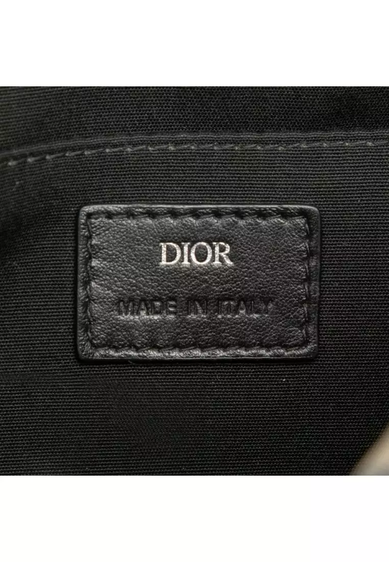 Pre-Loved Dior Oblique Canvas Lingot Toiletry Case
