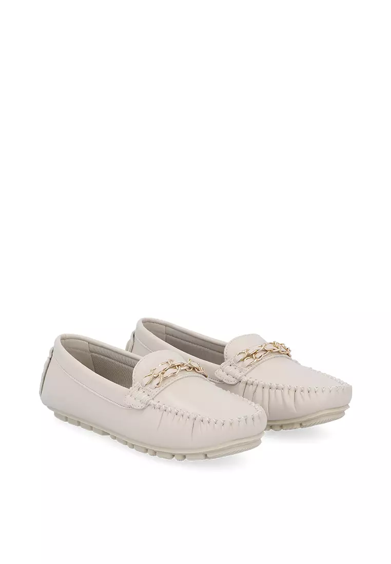 Beige Dancing In The Limelight Loafers