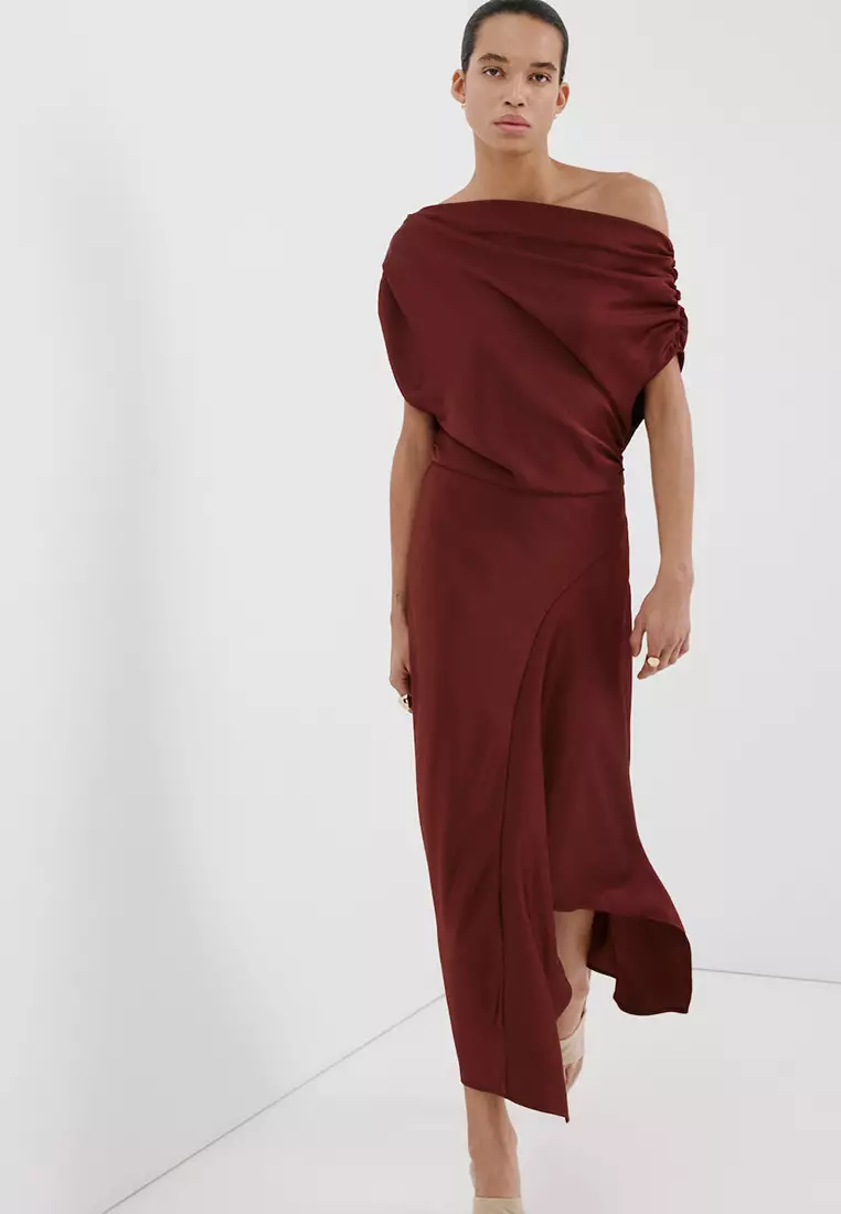 Asymmetrical Flared Dress