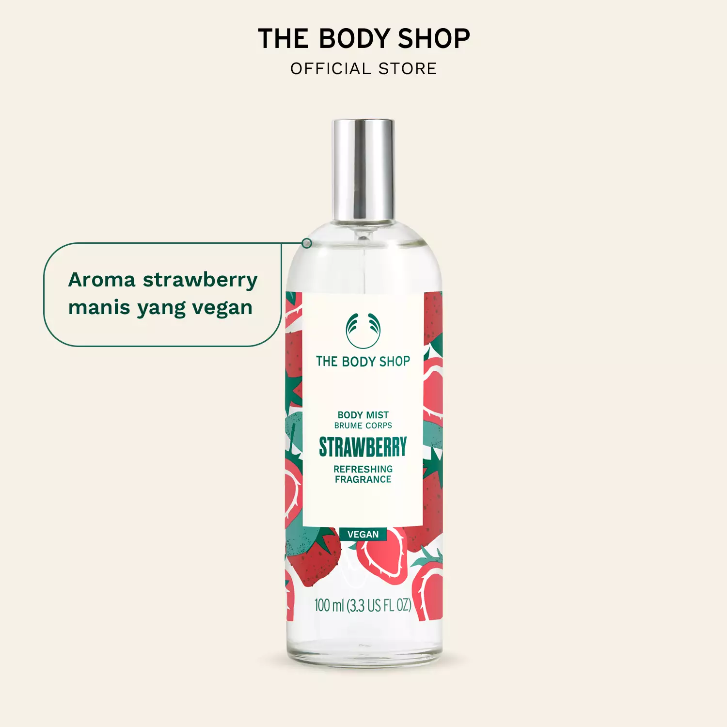 Strawberry Body Mist 100Ml
