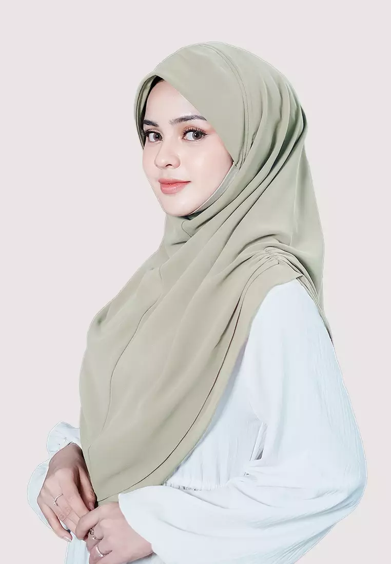 HIJAB INSTAN IRISH - DUSTY SAGE