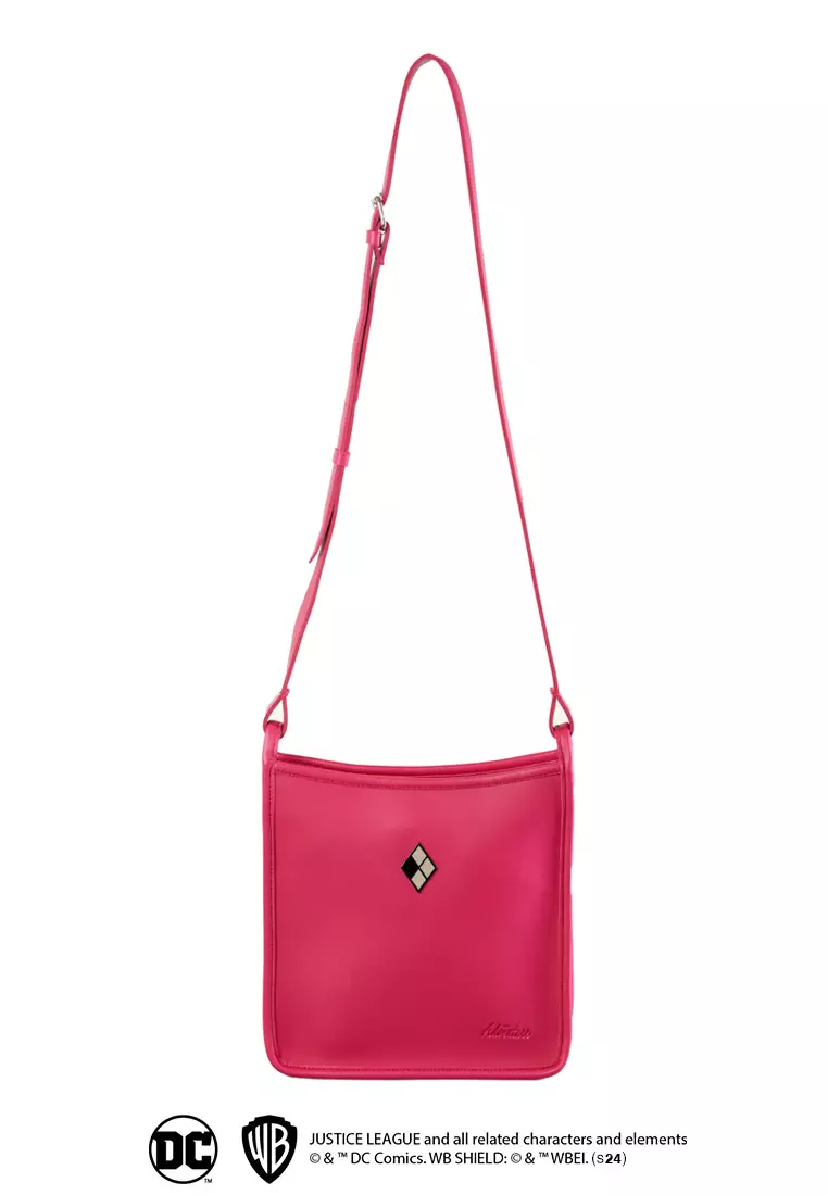 Adventure DC Collection Justice League Sling Bag Cross body Bag Heather - Harley Quinn