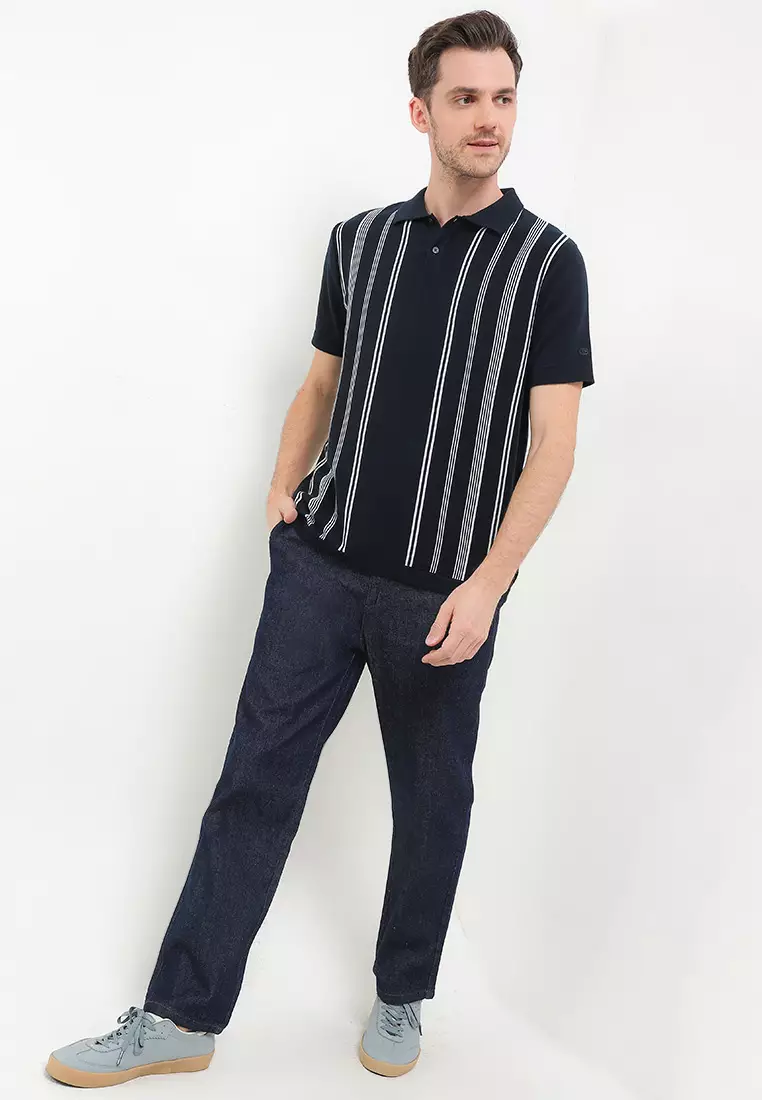 Famous Knit Polo Shirt