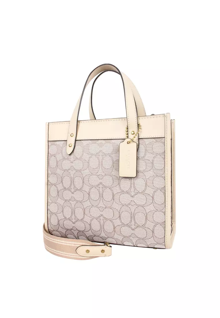 Coach fabric tote sales